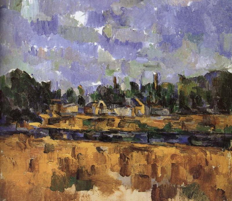 Paul Cezanne Oeverstaten oil painting image